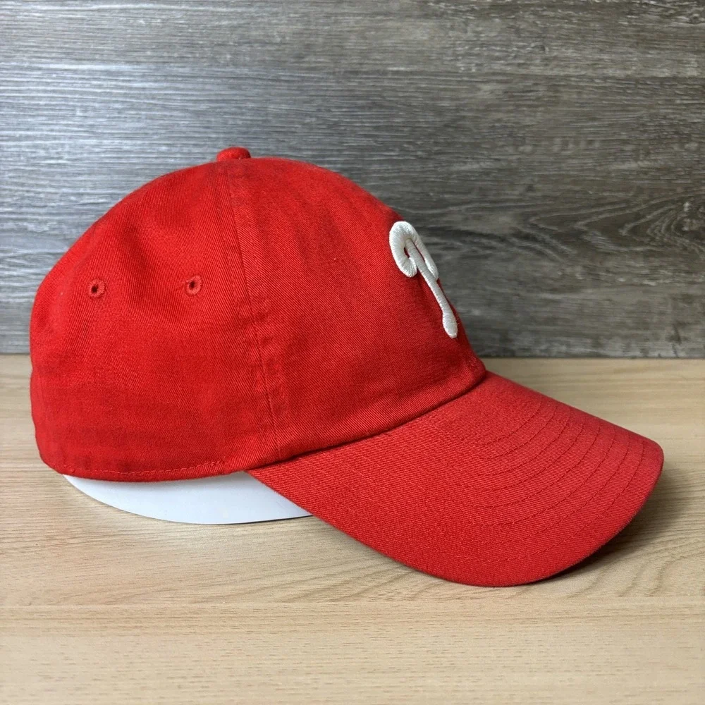 Vintage Philadelphia Phillies Hat Cap Fitted Mens 7 1/4 Red MLB Baseball New Era